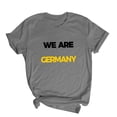thumbnail image 1 of Cilsoka Womens V-Neck Letter Print T-Shirt Funny Graphic T Shirt Short Sleeve Tops, 1 of 3