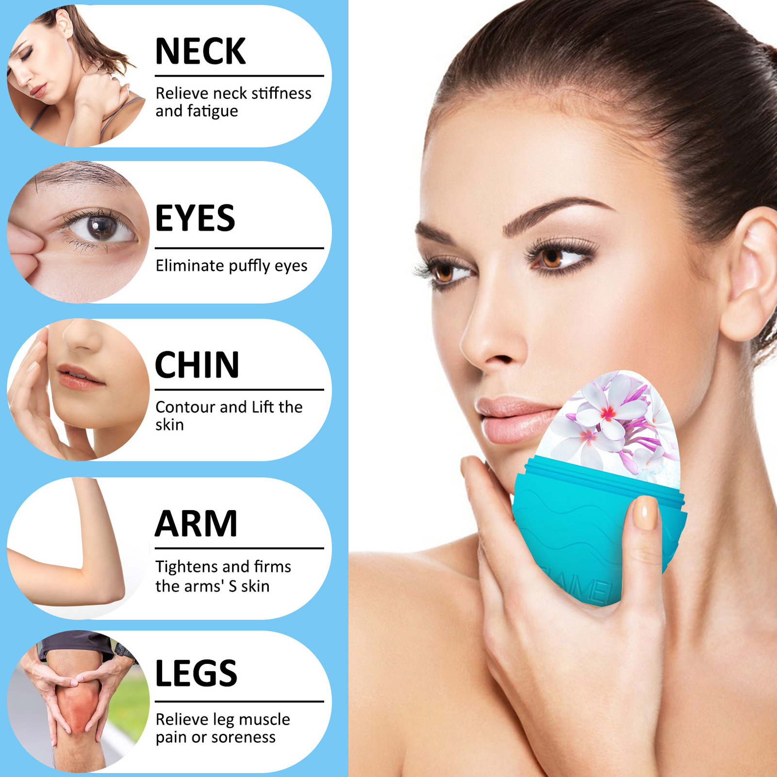 Cimaronmall Ice Face Roller Improve Cycle Eliminate Darkness Boundary