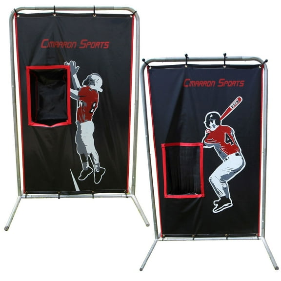 Cimarron 2-Sport Catcher Vinyl Backstop with Frame