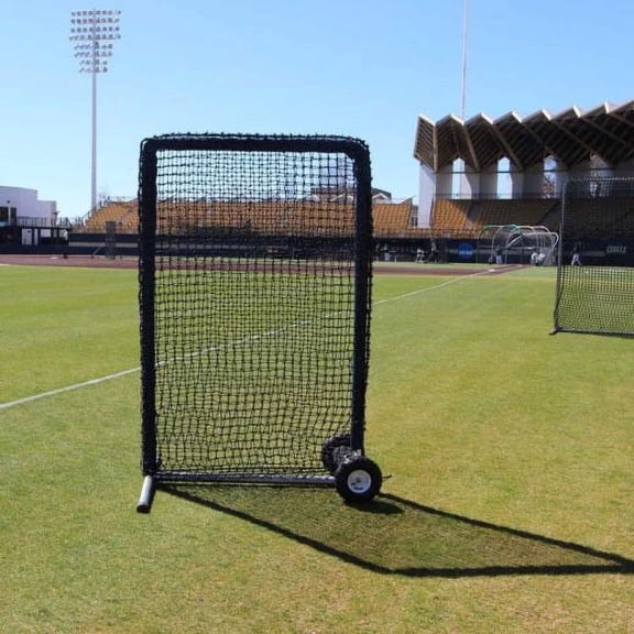 Cimarronsports Outdoor 4x6 #42 Premier Safety Net And Frame With Wheels