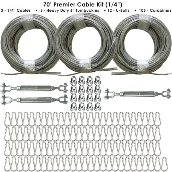 Cimarron 70' Cable Kit - Premier 1/8"