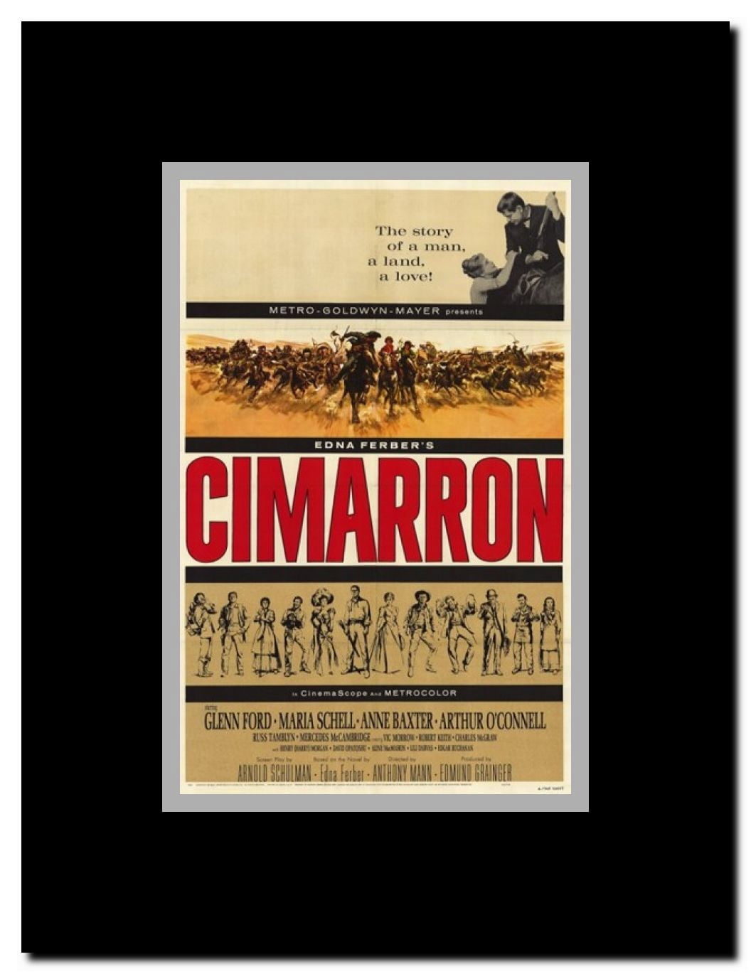 Cimarron Framed Movie Poster