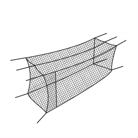 Cimarron Sports - Outdoor Twisted Baseball Batting Cage Net w/Access Door - Black