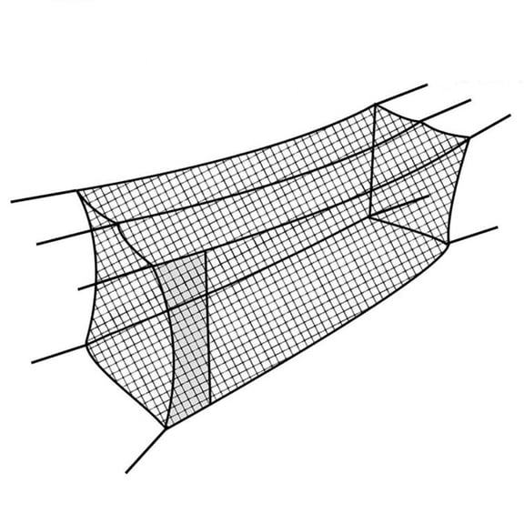 Cimarron Sports Twisted Rubber Baseball/Softball Batting Cage Net, 30x12x10 Feet