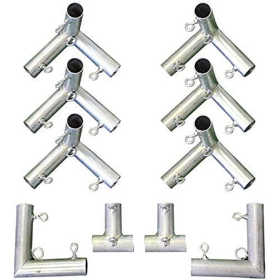 Cimarronsports 10" Lx 10" Wx 10" H Outdoor Golf Frame Corner Kit - Frame Poles Not Included$$Garden & Patio