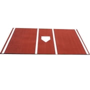 Cimarronsports Outdoor Pro 7x12 Home Plate Mat W Inlaid Home Plate - Clay