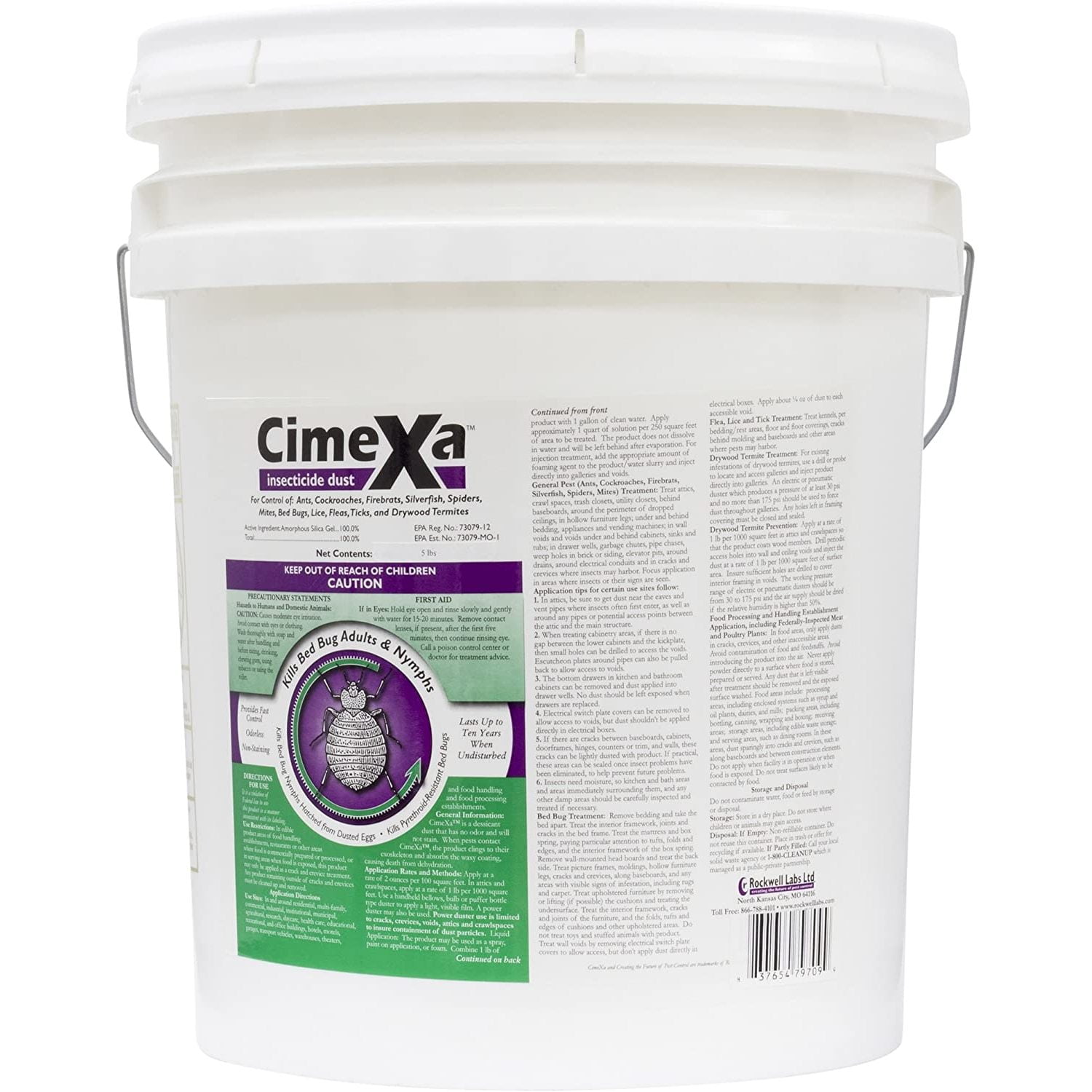 CimeXa Insecticide Dust 5 lb pail - Walmart.com