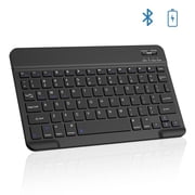 Cimetech Bluetooth Keyboard, Ultra-Slim Wireless Keyboard Quiet Portable Design with Built-in Rechargeable Battery, Fast