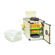 Cimuka CT60SH Automatic & Humidity Controlled 60 Chicken Egg Incubator with Hatching Baskets