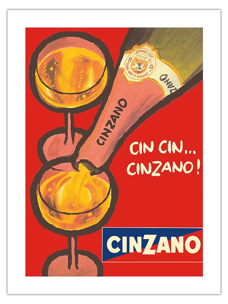 Cin Cin Cinzano Asti Spumante Italian Sparkling Wine Vintage