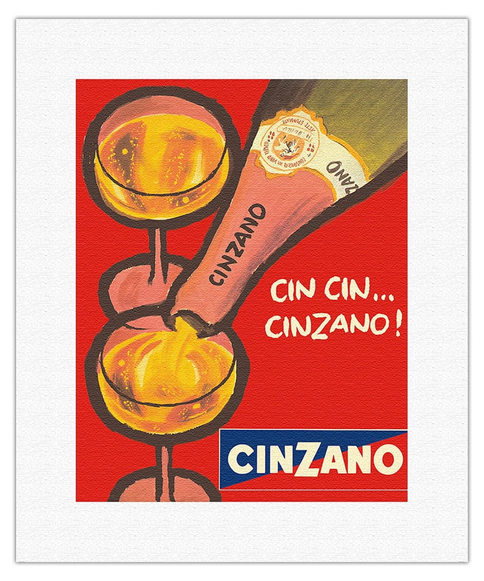 Cin Cin Cinzano Asti Spumante Italian Sparkling Wine Vintage
