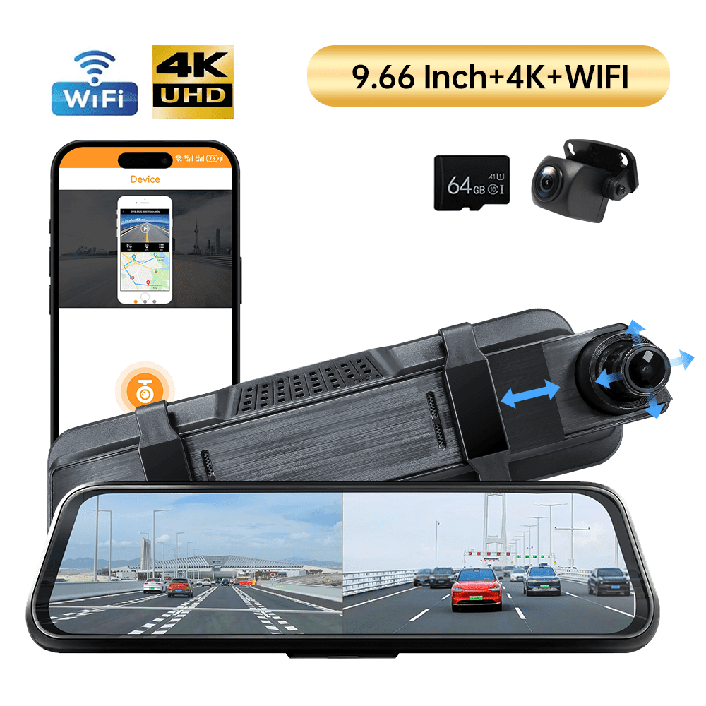 リュウ　　CHANGER DASH CAM MIRROR V28 Amazon.com: Mirror Dash Cam 9.66