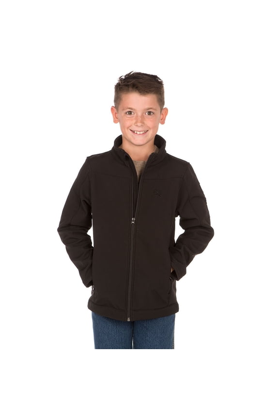 Boys Boys  Bonded Jacket S Black