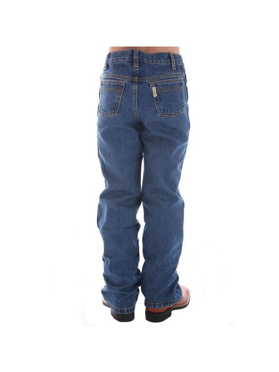Cinch Apparel Boys Green Label Regular Fit Cowboy Jeans 10 Medium Stone Wash