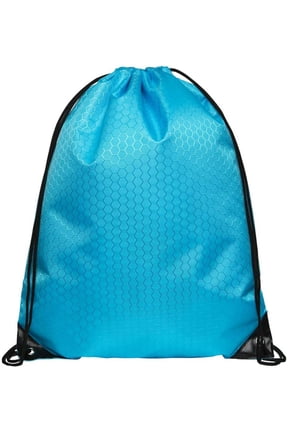 Cinch Bags Drawstring Backpack Not See-through Pull String Bag-Football Pattern