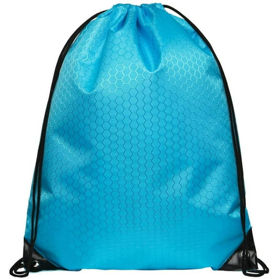 Cinch Bags Drawstring Backpack Not See-through Pull String Bag-Football Pattern