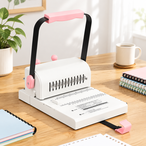 Cinch Book Binding Machine With Slide Ruler For Wire Or Spiral Projects