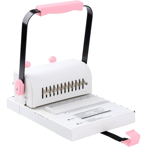 Cinch Book Binding Machine with Slide Ruler Compatible with Wire or Spiral Coils, Make Professional Thick Books,Notebooks,Calendars and More
