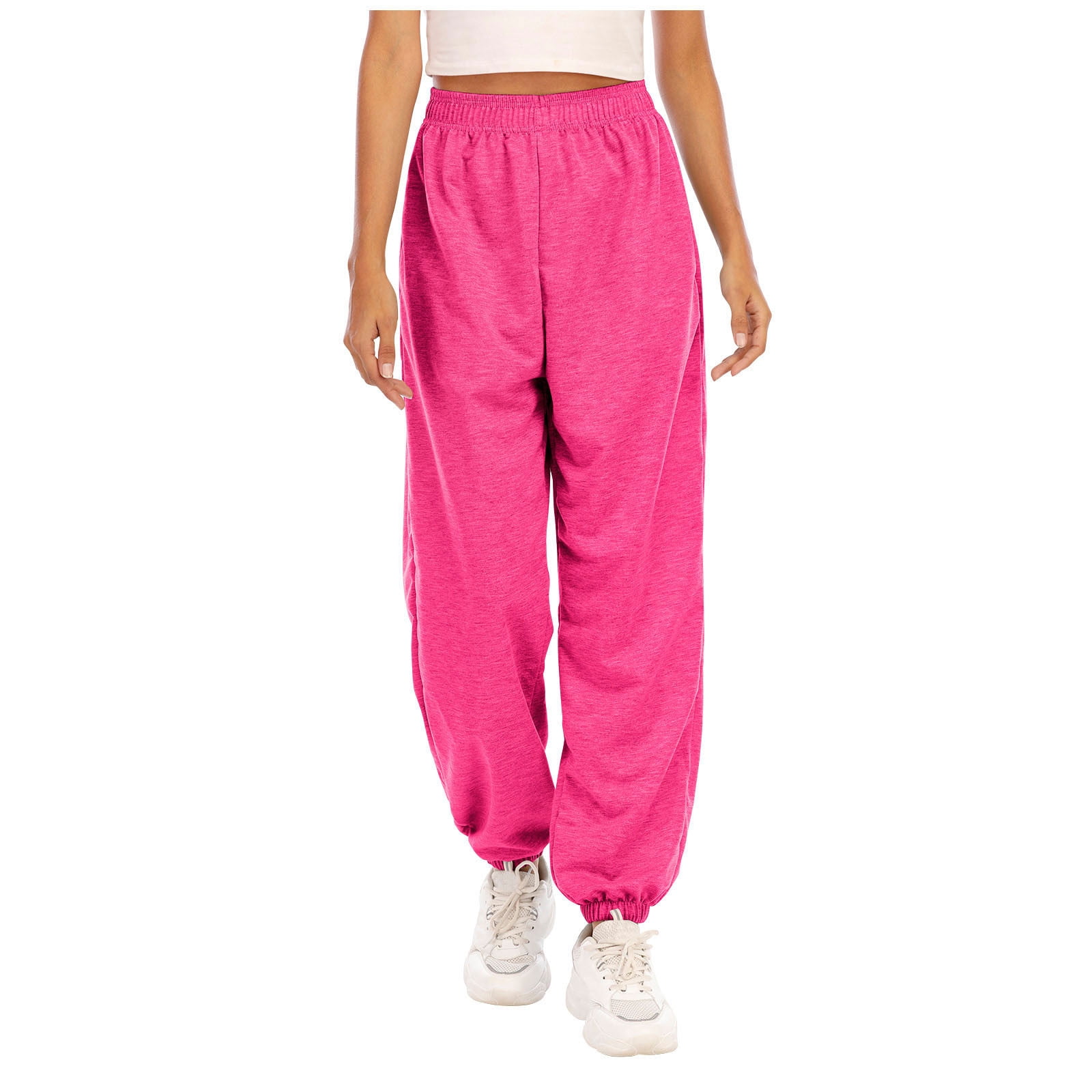 URBEARTH Womens Casual Comfy Sweatpants High Waisted Drawstring Sweat