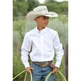 thumbnail image 1 of Cinch Boys  Boy`s L/S  Twill Buttondown L White, 1 of 3
