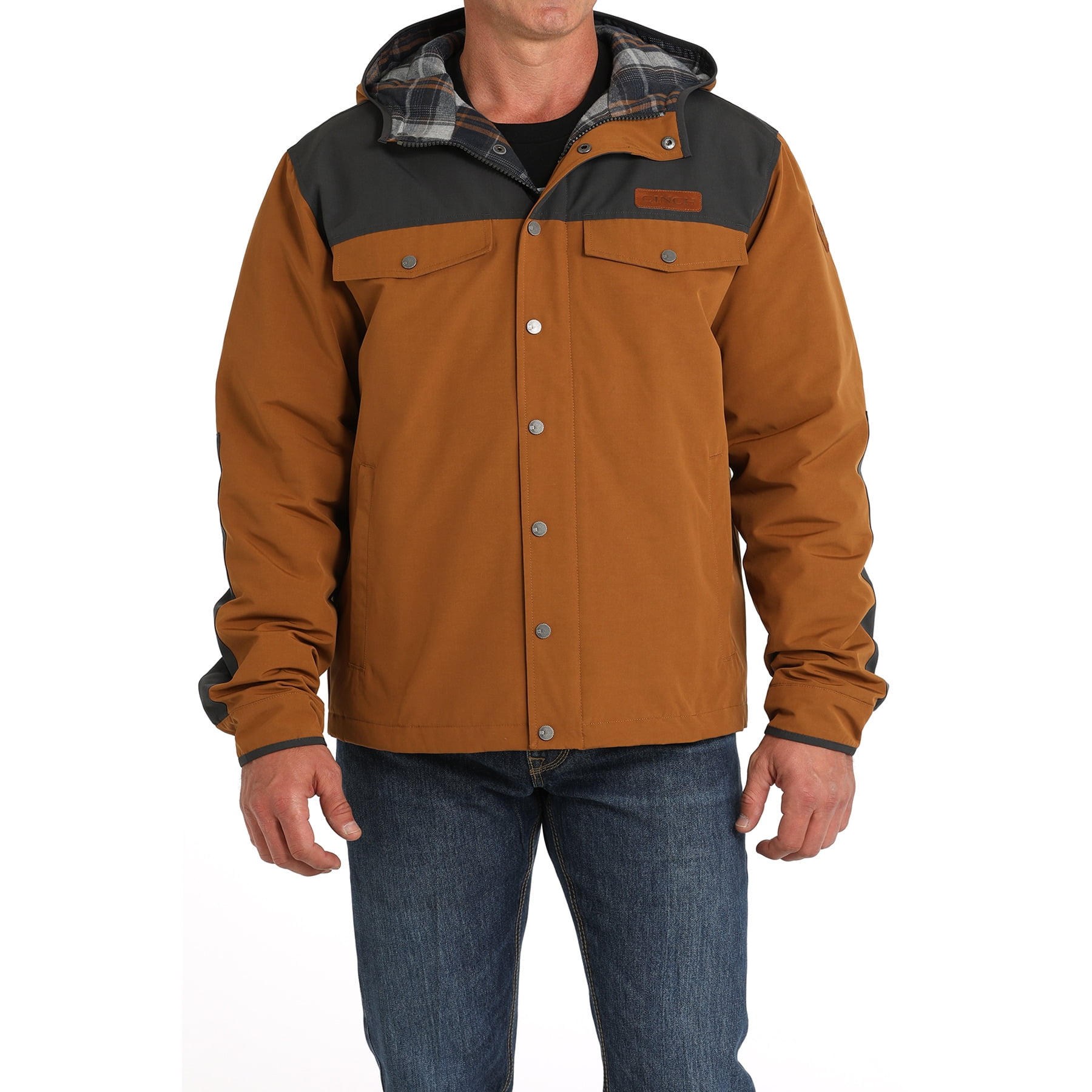 Cinch Men's Canvas Brown Barn Jacket MWJ1512002 - Walmart.com