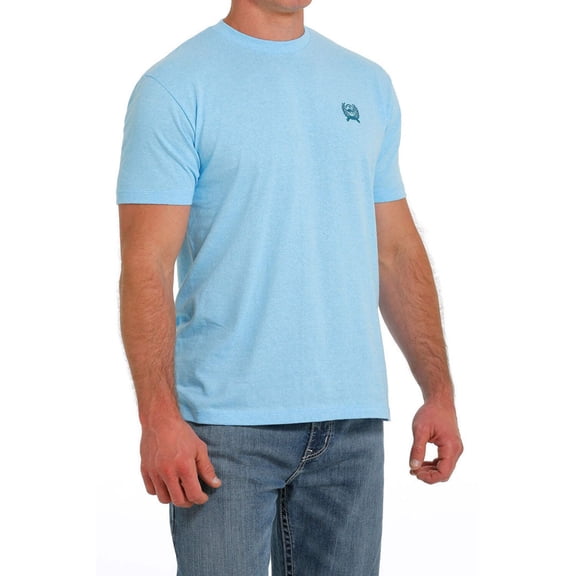 Cinch® Men's "Fixin' To Get Western" Graphic Blue T-Shirt MTT1690577