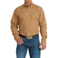 thumbnail image 1 of Cinch Men's Geo Print Long Sleeve Button-Down Western Shirt Orange Large, 1 of 4