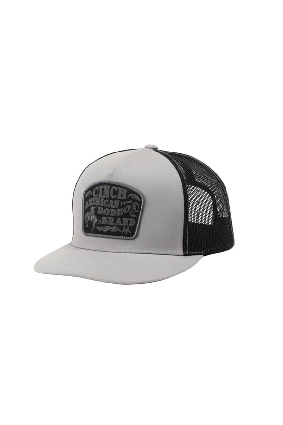 Cinch Men's Grey American Rodeo Brand Trucker Hat MCC0600603