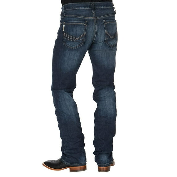 Cinch Men's Ian Performance Denim Slim Fit Boot Cut Jeans MB65436001