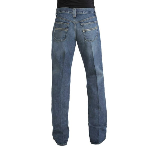 Cinch Men's Jeans Carter Relaxed Fit Med Stone 33W x 36L US