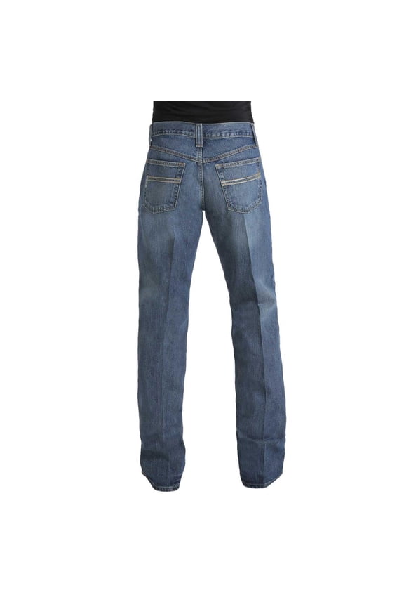 Cinch Men's Jeans Carter Relaxed Fit Med Stone 34W x 34L US