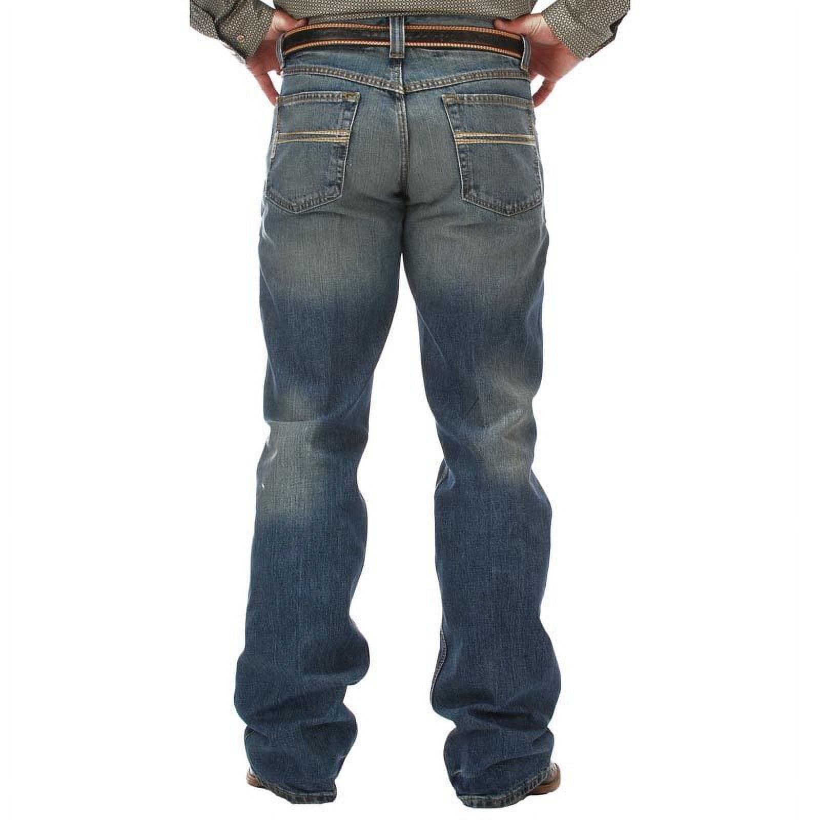 Cinch Men's Carter Relaxed Fit Jeans - Medium Denim Wash, 100% Cotton, Button Waist, Five-Pocket - View #6