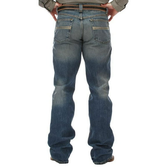 Cinch Men's Jeans Carter Relaxed Fit Med Stone 38W x 32L US