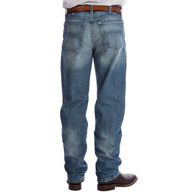 Cinch Men's Label 2.0 Medium Wash Jeans Med Stone 36W x 32L  US