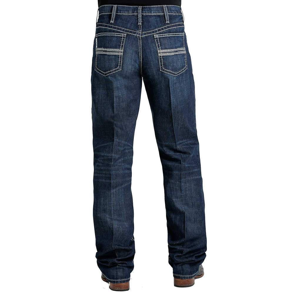 Cinch Western Denim Jeans Men White Label 40 x 30 Dark Wash 
