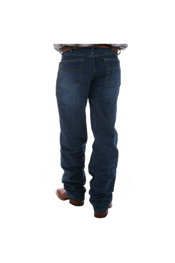 Cinch Mens Black Label Relaxed Fit Dark Stonewash Jeans 40W x 34L Dark Stone Blast