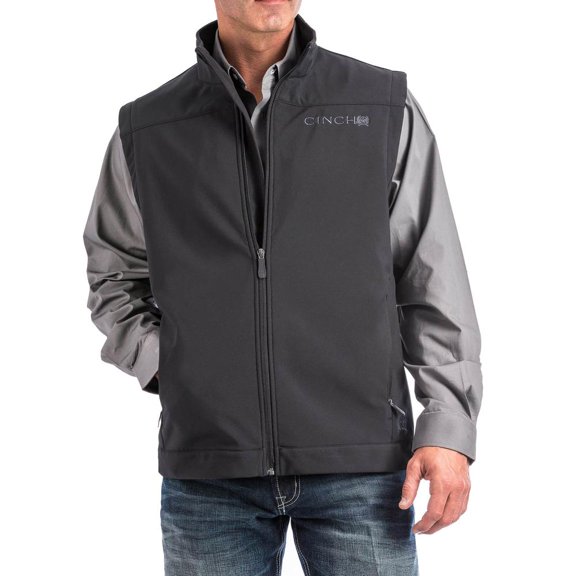 Cinch Mens Bonded Vest L Black
