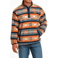 thumbnail image 1 of Cinch Red Aztec Fleece Pullover - Men Sweater  - Mwk1514017, 1 of 4