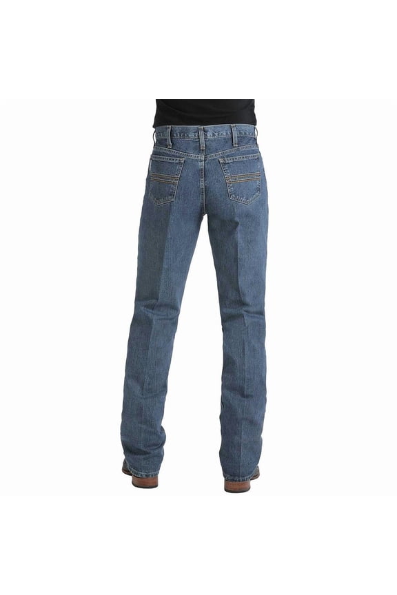 Cinch Men's Slim Fit Silver Label Medium Stonewash Jeans MB98034001