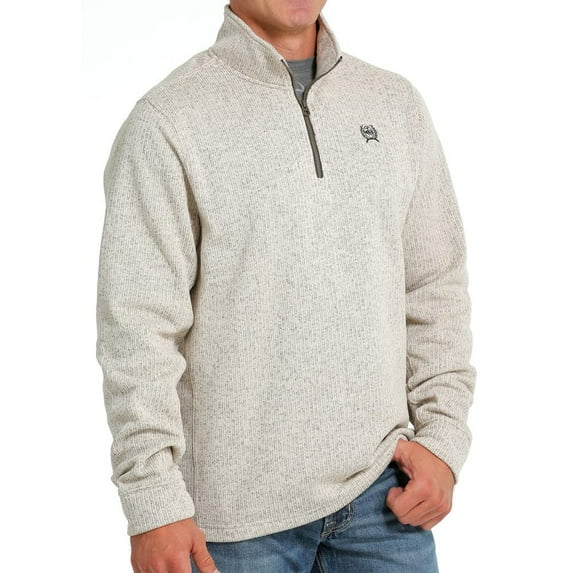 Cinch Men's Stone Quarter Zip Sweater Pullover MWK1080013