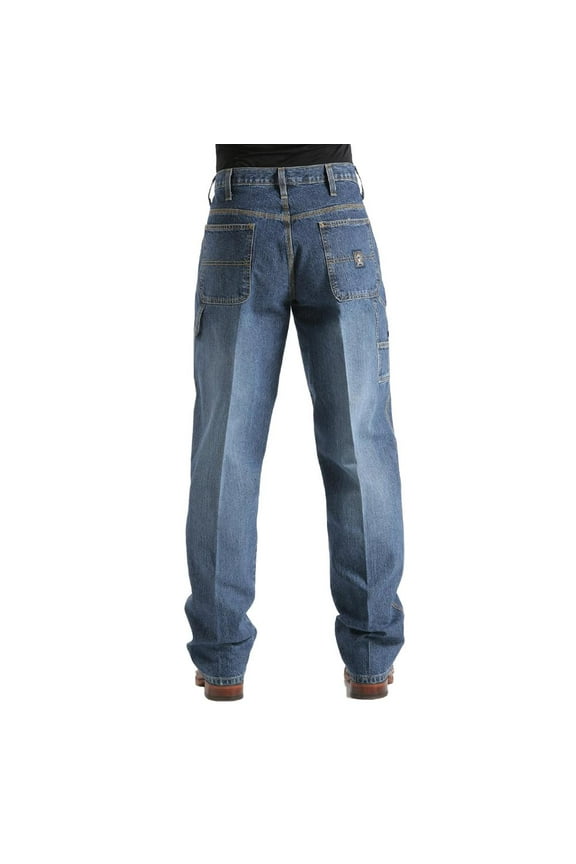 Cinch Western Denim Jeans Mens Blue Label Relax 38 x 30 Med MB90434002