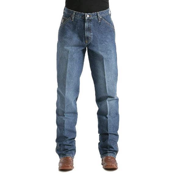 Cinch Western Denim Jeans Mens Blue Label Relax 46 x 32 Med MB90434002
