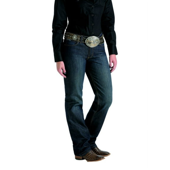 Cinch Western Denim Jeans Womens Jenna 5 Reg Dark Wash MJ80152071