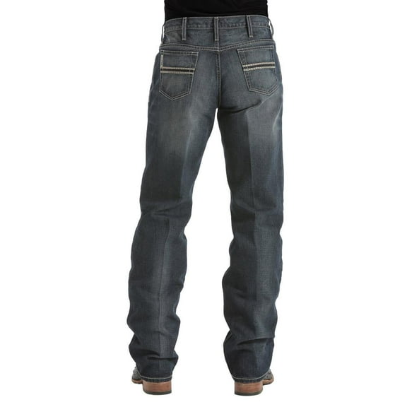 Cinch Western Jeans Mens White Label Dark Stonewash MB92834019