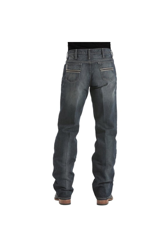 Cinch Western Jeans Mens White Label Dark Stonewash MB92834019