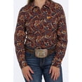 thumbnail image 1 of Cinch Women's Floral And Paisley Print Long Sleeve Button-Down Shirt Multi Small  US, 1 of 4