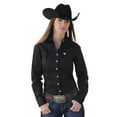 thumbnail image 1 of Cinch Womens  Women`s  Button Shirt XXL Black, 1 of 4