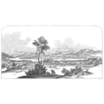 thumbnail image 1 of Cincinnati 1853. Nview Of Cincinnati Ohio From The Hill Back Of Newport Barracks. Wood Engraving American 1853., 1 of 3