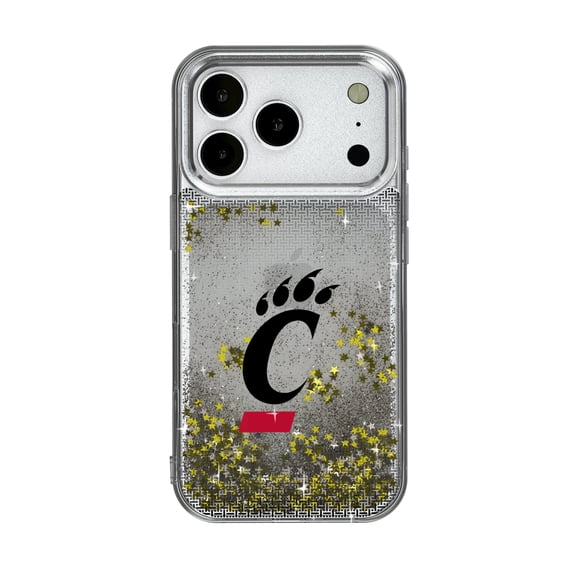 Cincinnati Bearcats Linen Logo iPhone Glitter Case