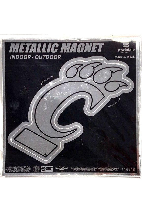 Cincinnati Bearcats University of 6 Inch Metallic Shimmer Design Shape Cut